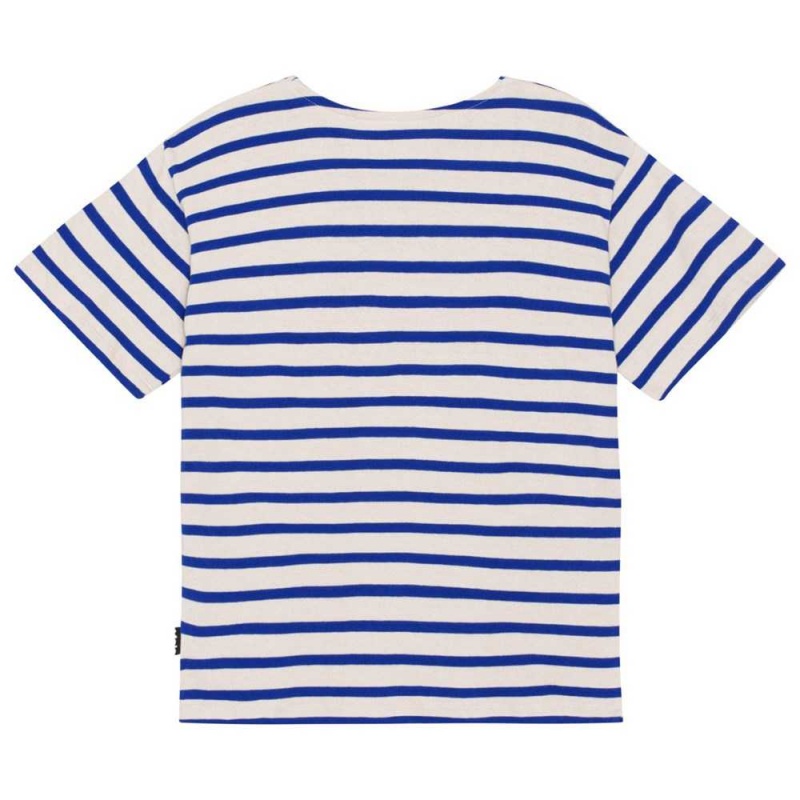 Molo Rilee Boys' T Shirts Tops Reef Stripe | ZA0000797