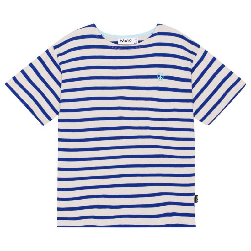 Molo Rilee Boys\' T Shirts Tops Reef Stripe | ZA0000797