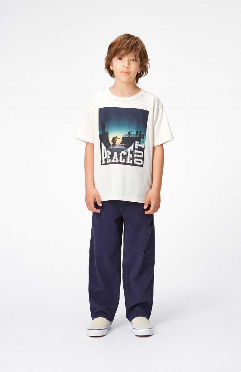 Molo Riley Boys' T Shirts Tops Peace Out Skate | ZA0000822