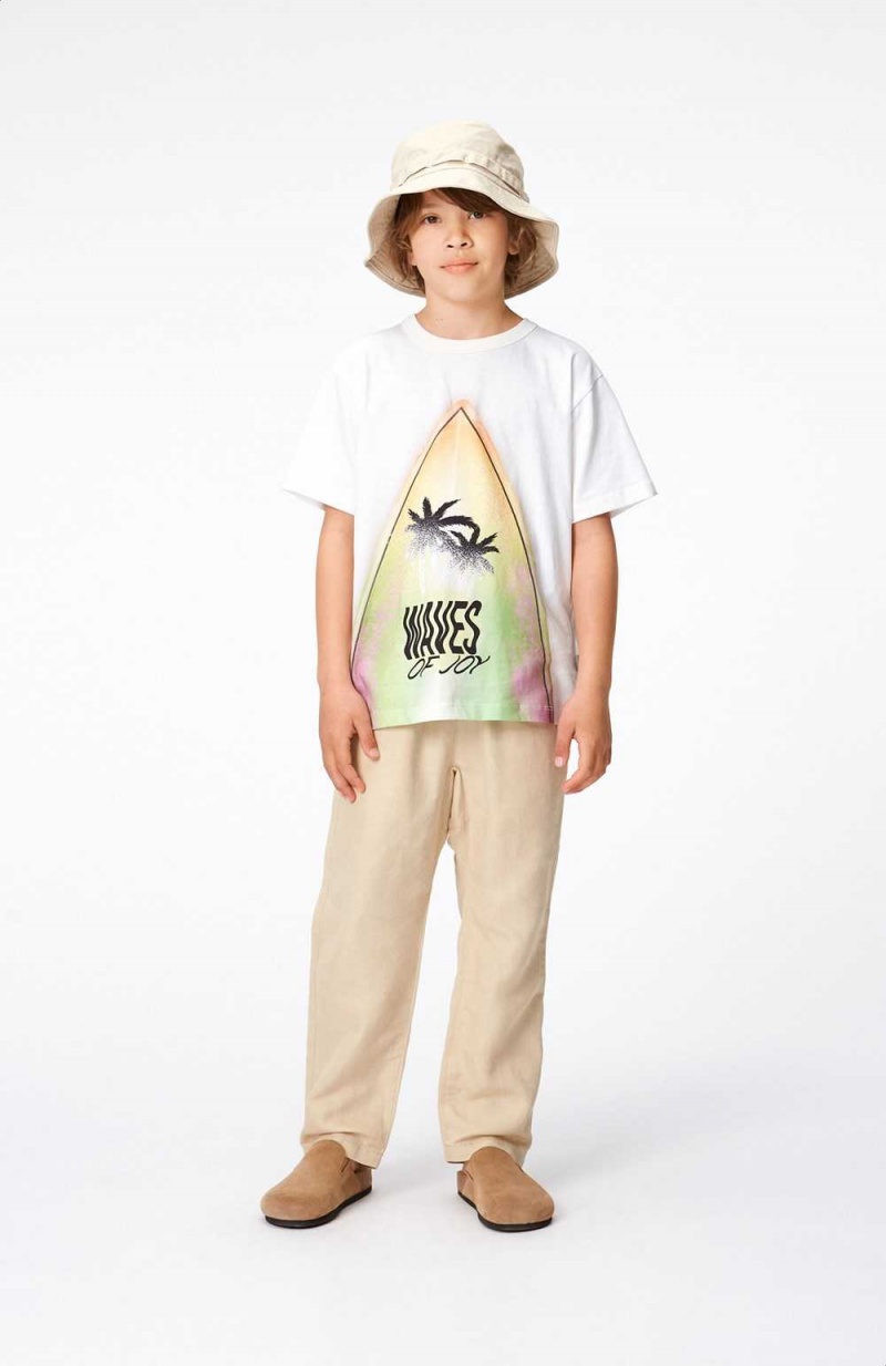 Molo Riley Boys' T Shirts Tops Surfboard | ZA0000813