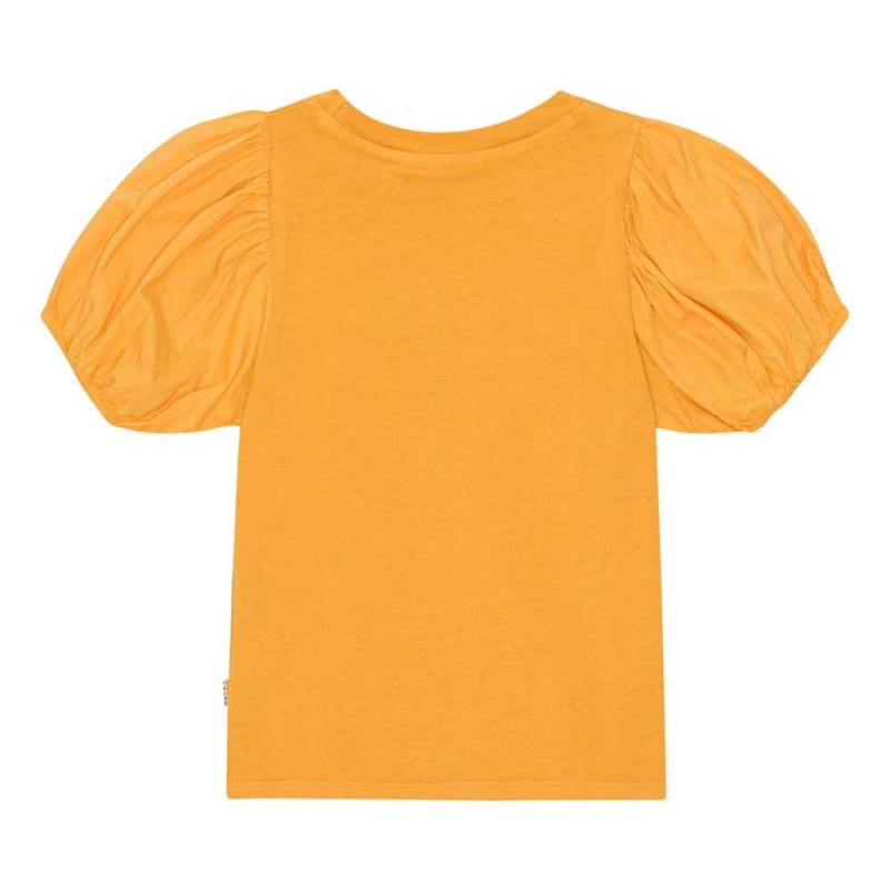 Molo Ritta Girls' T Shirts Tops Honey Gold | ZA0000512