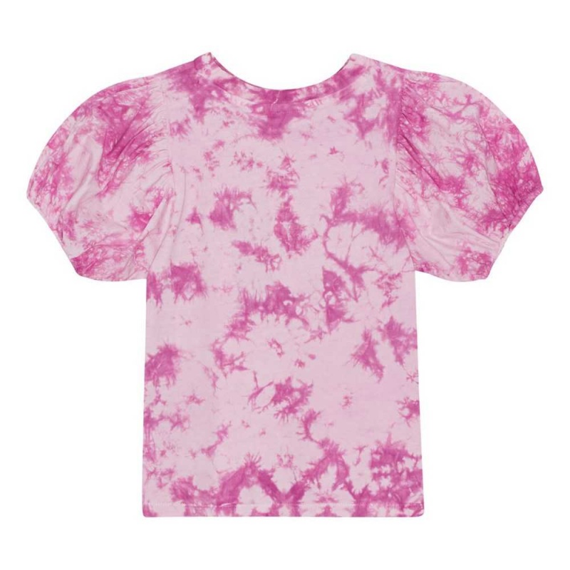 Molo Ritta Girls' T Shirts Tops Purple Tie Dye | ZA0000541