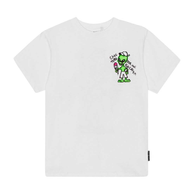 Molo Rodney Boys' T Shirts Tops Icecream Alien | ZA0000820