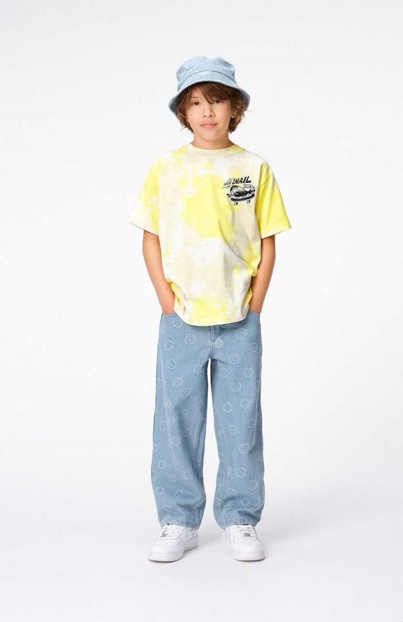 Molo Rodney Boys' T Shirts Tops Lemon Sand Dye | ZA0000825