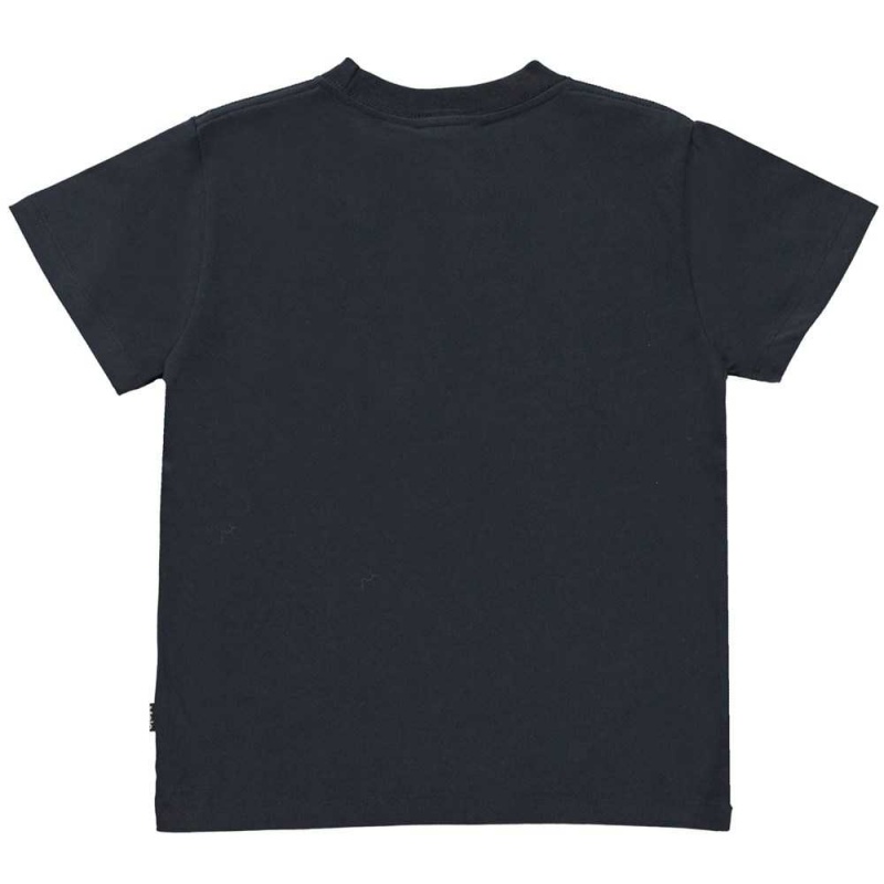 Molo Roxo Boys' T Shirts Tops Dark Navy | ZA0000864