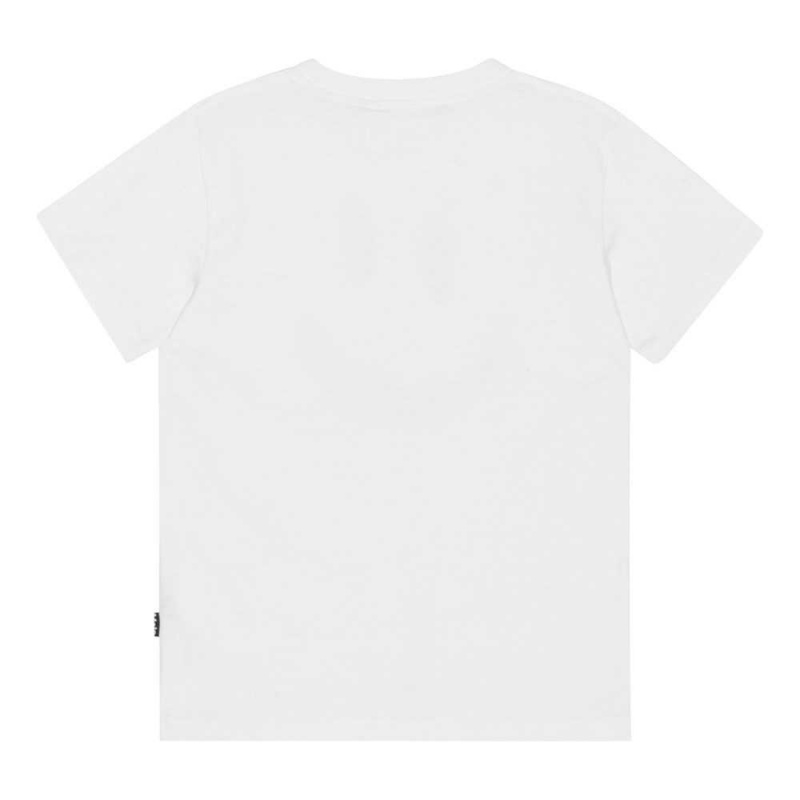 Molo Roxo Boys' T Shirts Tops White | ZA0000857