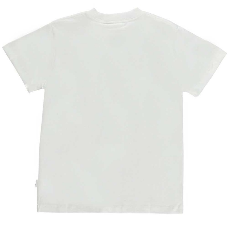 Molo Roxo Boys' T Shirts Tops White | ZA0000872